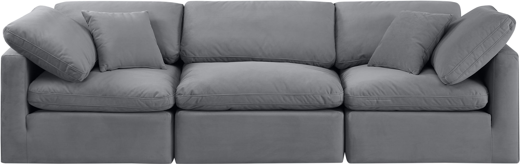 Indulge - Velvet 3 Seat Modular Sofa
