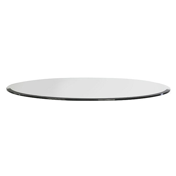 Chintaly Round 60"x 60" 1/2"-Thick Glass- 1"Bevel Clear