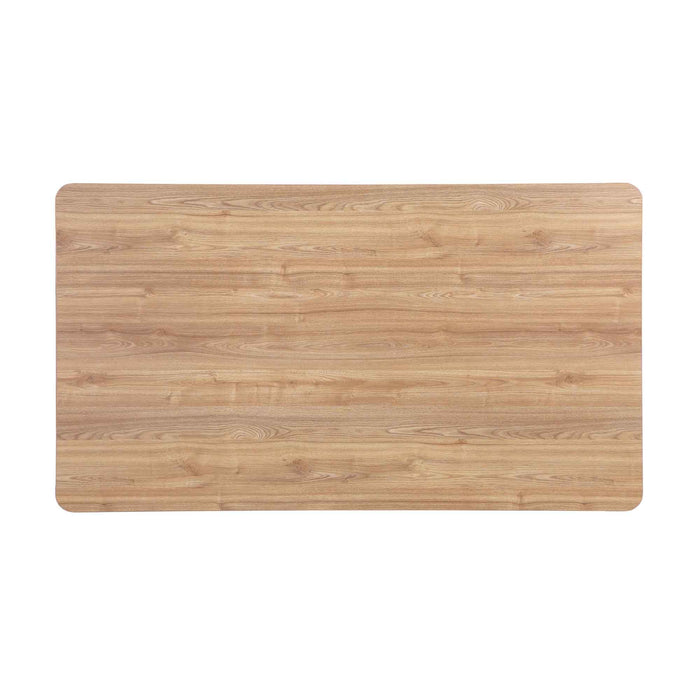 Chintaly BRIDGET 35"x 63" Rectangular Melamine Top Oak
