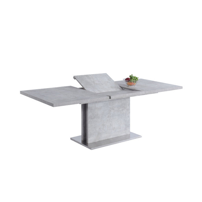 Chintaly KALINDA Rectangular Stainless Steel Base Floor Plate Brushed SS