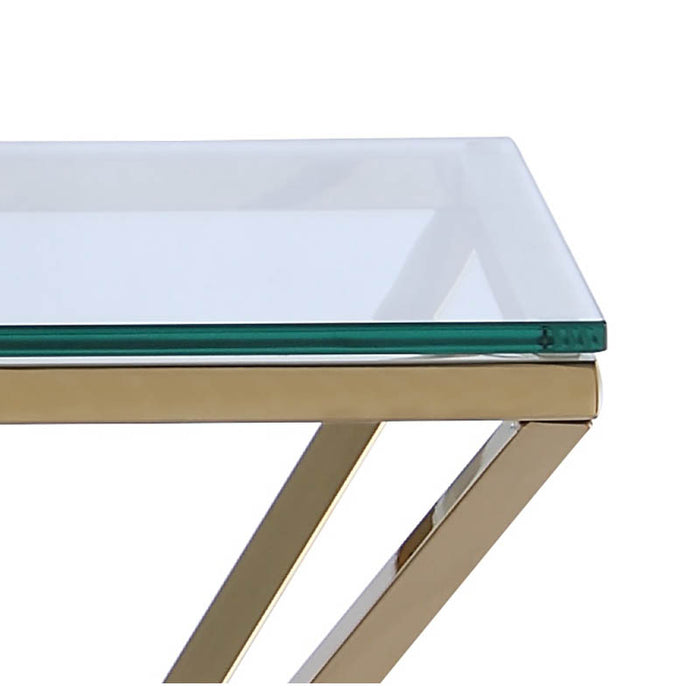 Chintaly 7616 Double Pyramid Base Gold Plated