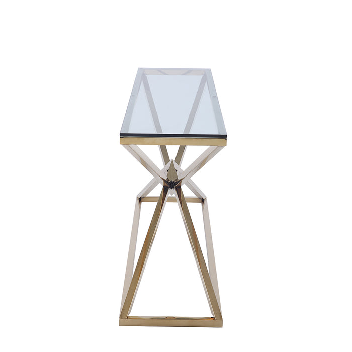 Chintaly 7616 16"x 71" Rectangular Glass Top Clear