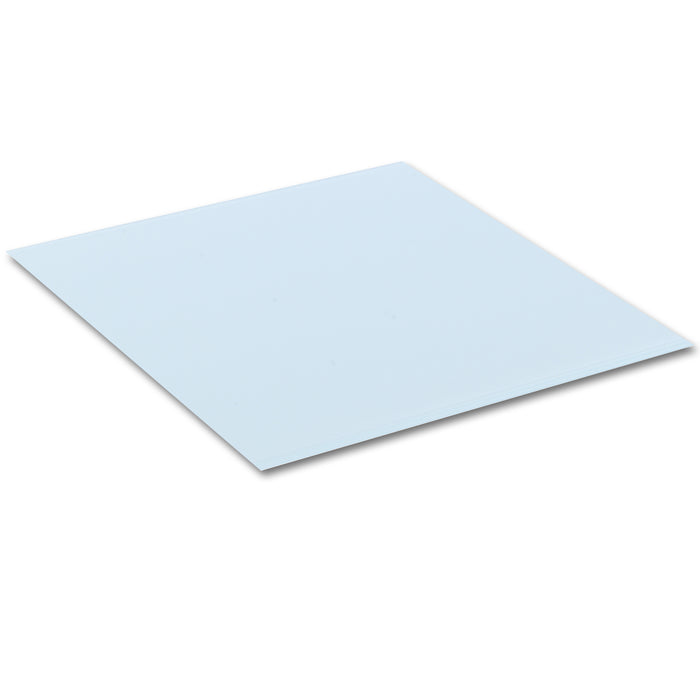 Chintaly WHITE GLASS 60" Round 1/2"-Thick Glass- Flat Polished Edge White