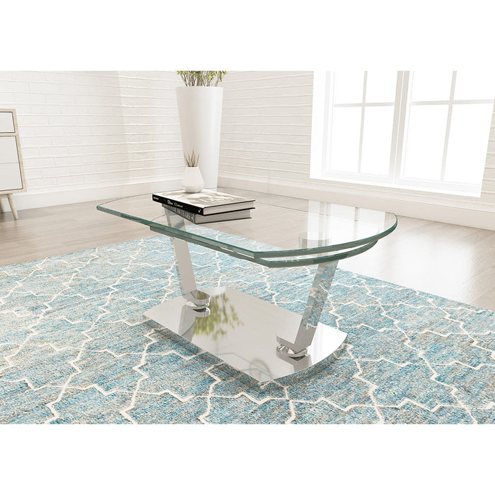 Chintaly 8062 Double Pedestal Base Polished SS