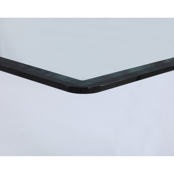 Chintaly RECTANGLE 30"x 50" 1/2" Thick Glass w/ Bevel Edge Clear