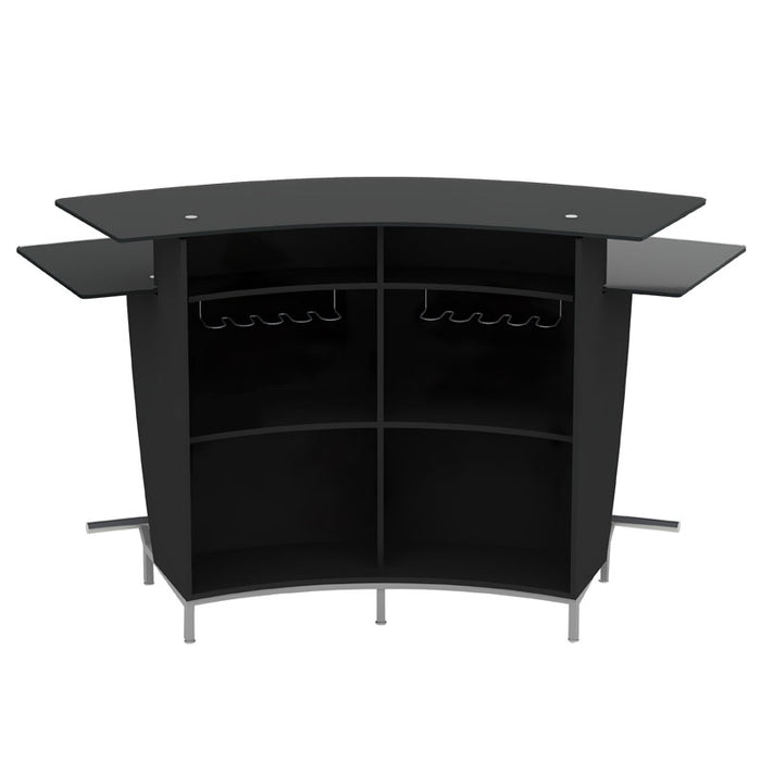 Chintaly BOWERY-BAR Stainless Steel Bar Arc w/ Customizable LED Lights Brushed SS