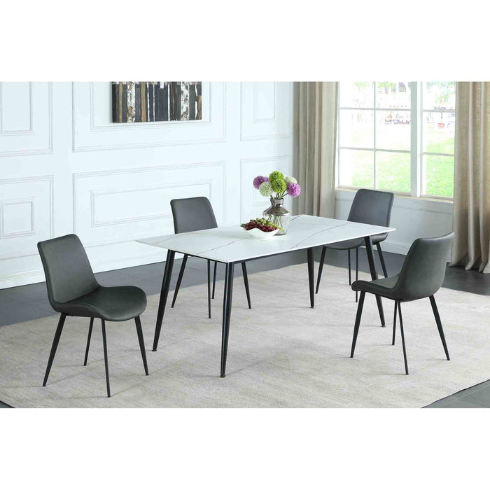 Chintaly MARY Four-legged Steel Dining Table Base Matte Black