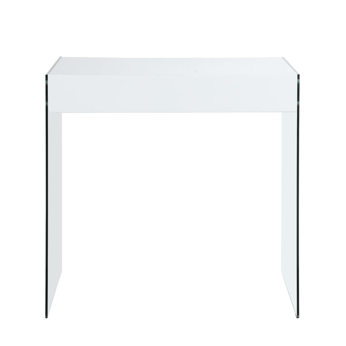 Chintaly 6906-DSK 28"x 63" Rectangular Wooden Desk Top Gloss White