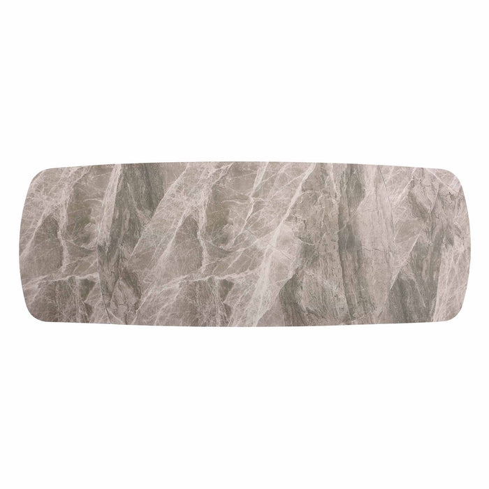 Chintaly KARLA Straight Stainless Steel Pedestal Brushed Gold