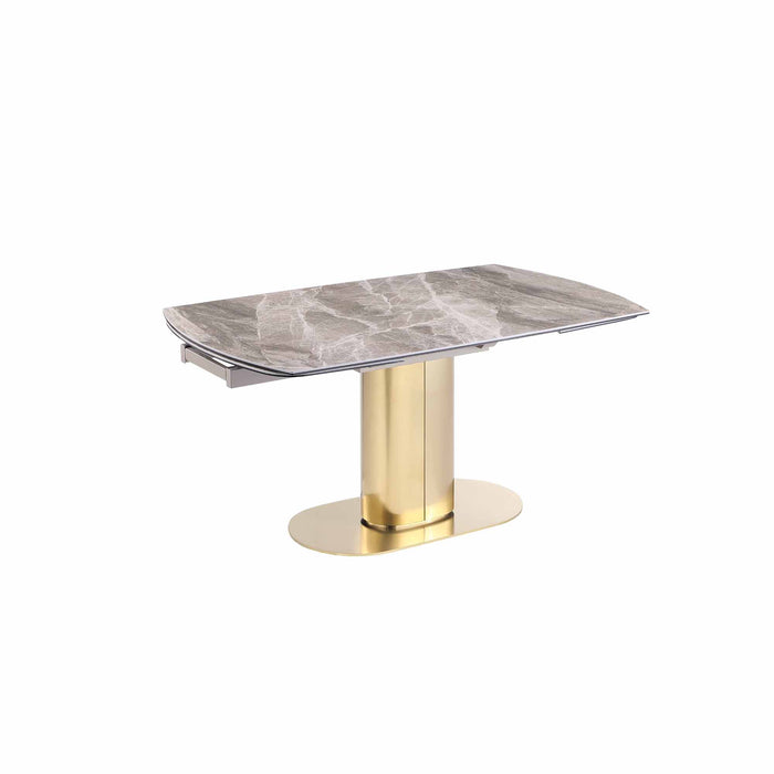 Chintaly KARLA Oval Stainless Steel Base Plate Brushed Gold