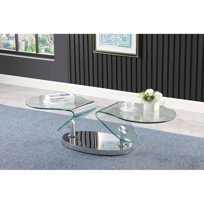 Chintaly 2062 21"x 57" Motion Glass Tops Clear