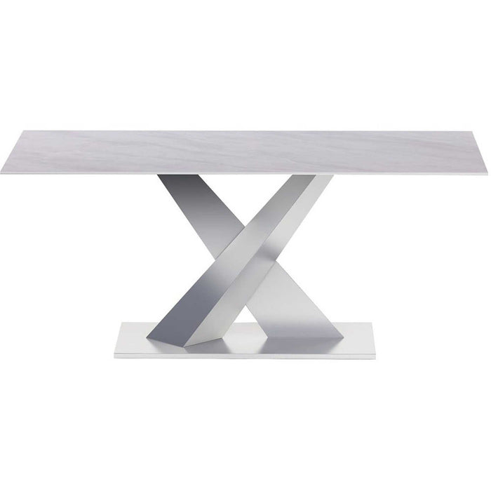 Chintaly JENNIFER X-Shaped Steel Base Polished SS