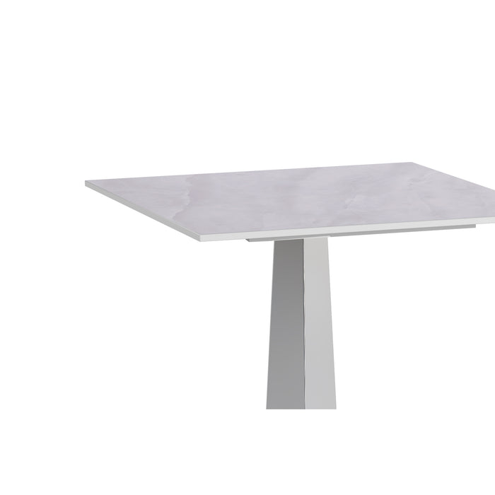 Chintaly JENNIFER-OCC 22" Marbleized Sintered Stone Top Gloss White