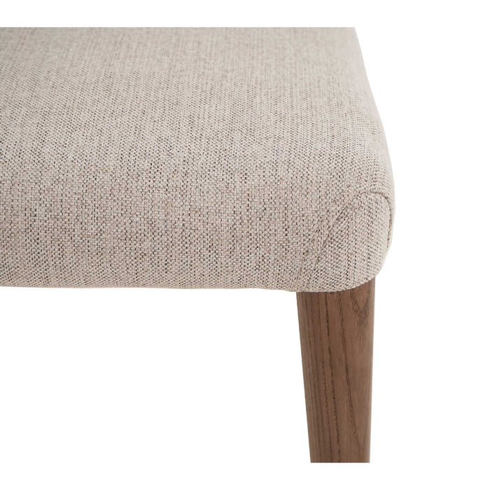 Chintaly RUBY Modern Curved Open-back Side Chair - 2 Per box Walnut