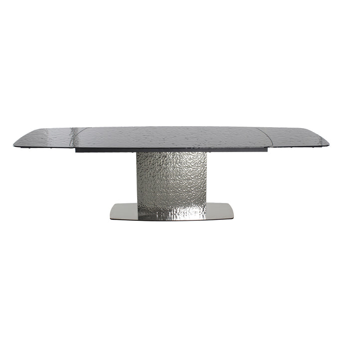 Chintaly NORA Textured Stainless Steel Pedestal Polished SS