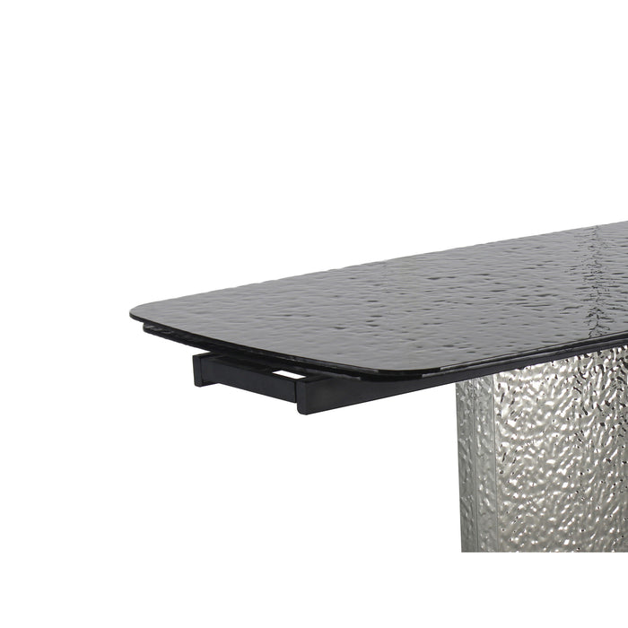 Chintaly NORA Textured Stainless Steel Pedestal Polished SS