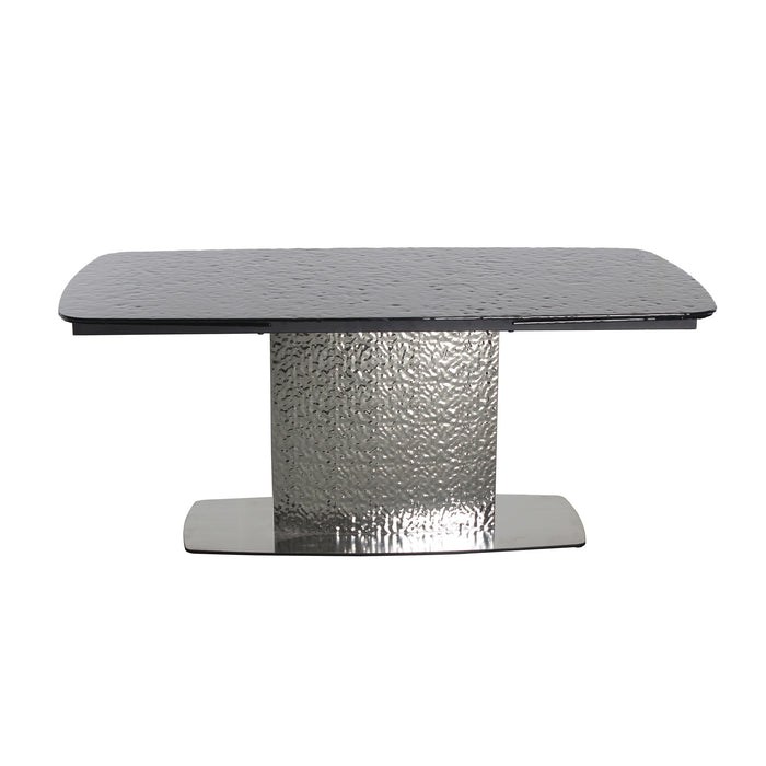 Chintaly NORA Textured Stainless Steel Pedestal Polished SS