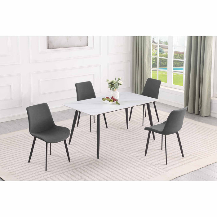 Chintaly KINGSLEY Four-legged Steel Base Matte Black