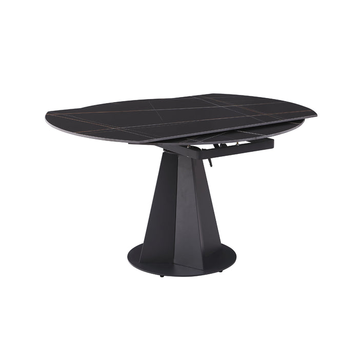 Chintaly JOCELYN Round Steel Base Plate Matte Black