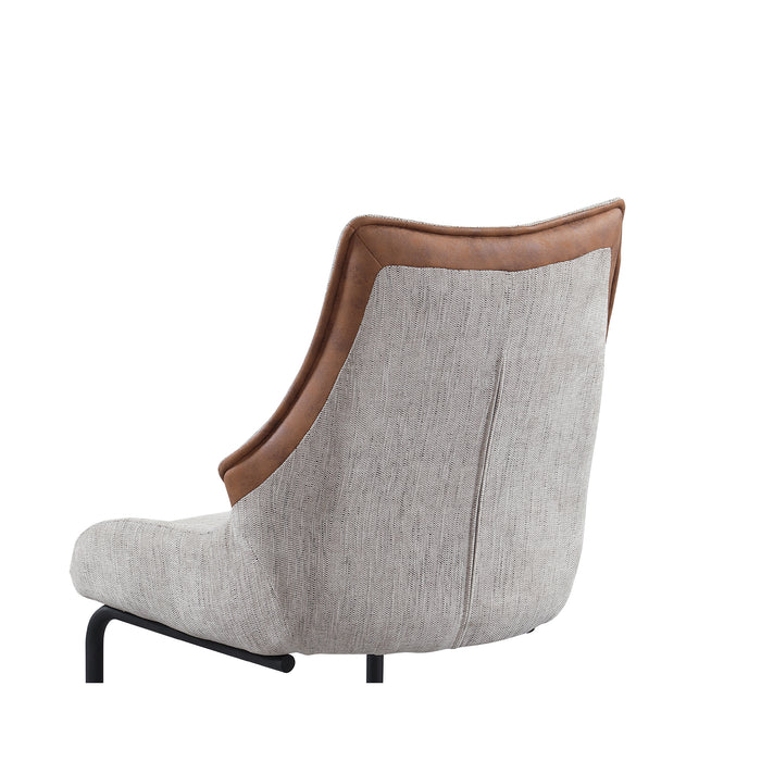 Chintaly EDEN Contemporary Cantilever Side Chair w/ Steel Base - 2 Per Box Matte Black