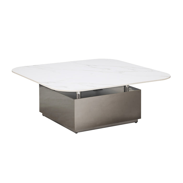 Chintaly 2191-OCC Rectangular Steel Base Graphite