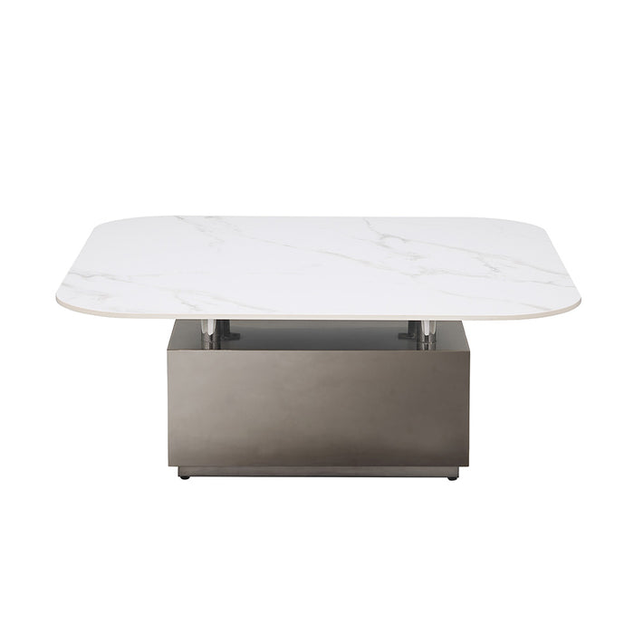 Chintaly 2191-OCC Rectangular Steel Base Graphite