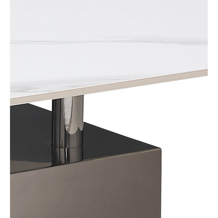 Chintaly 2191-OCC Rectangular Steel Base Graphite