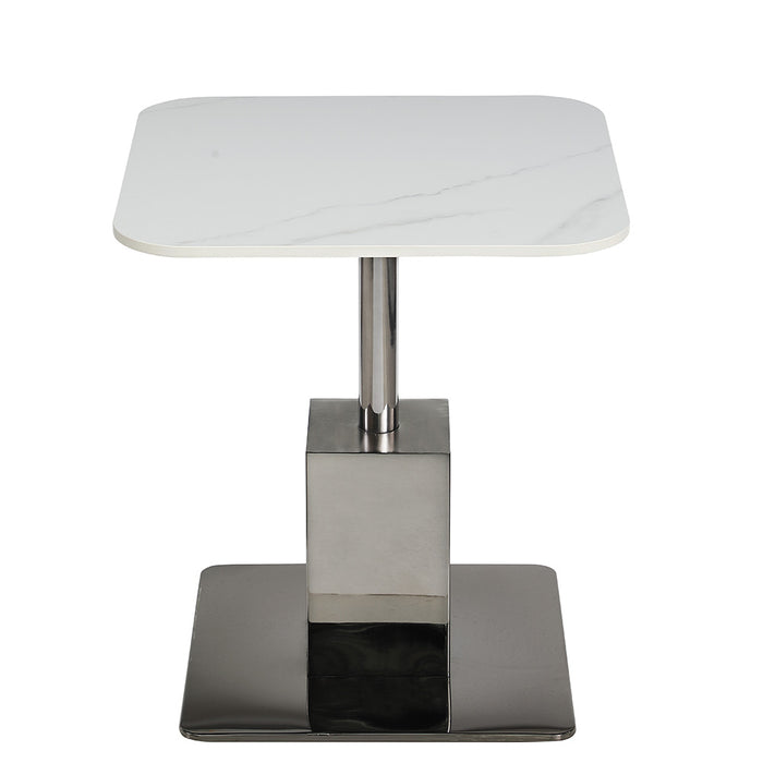 Chintaly 2191-OCC Steel Pedestal Graphite