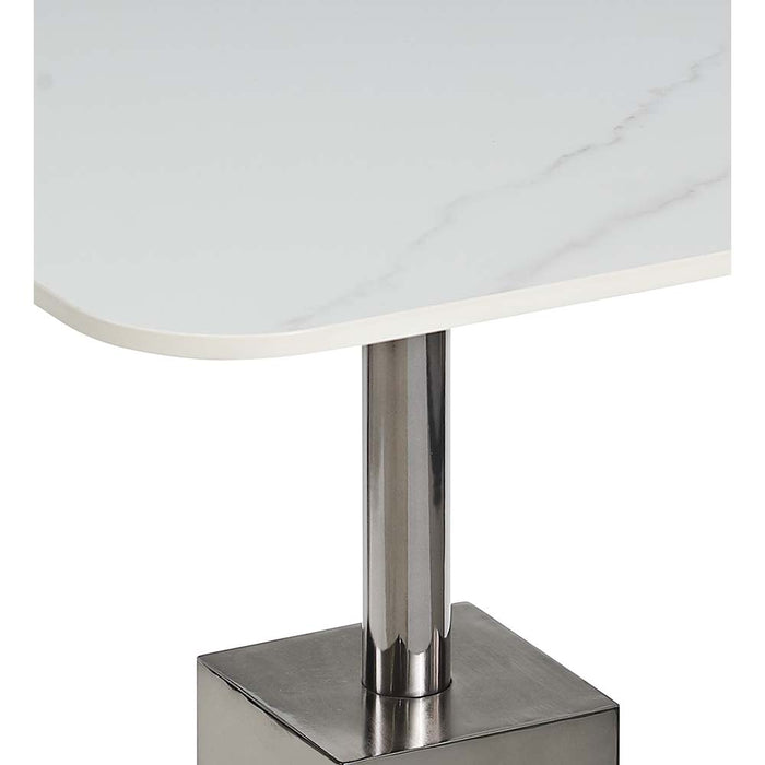 Chintaly 2191-OCC Square Steel base Plate Graphite