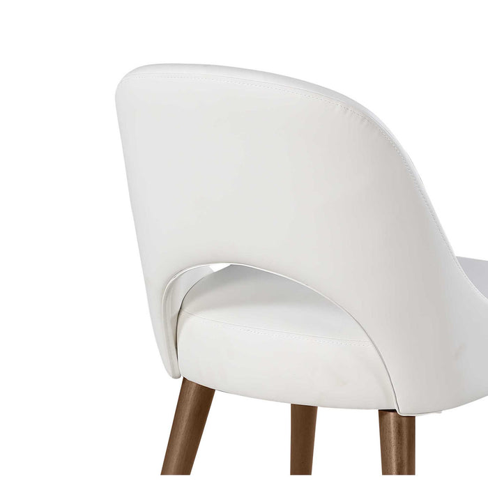 Chintaly KENZA Modern Marbleized Sintered Stone Top Table & Solid Wood Chairs