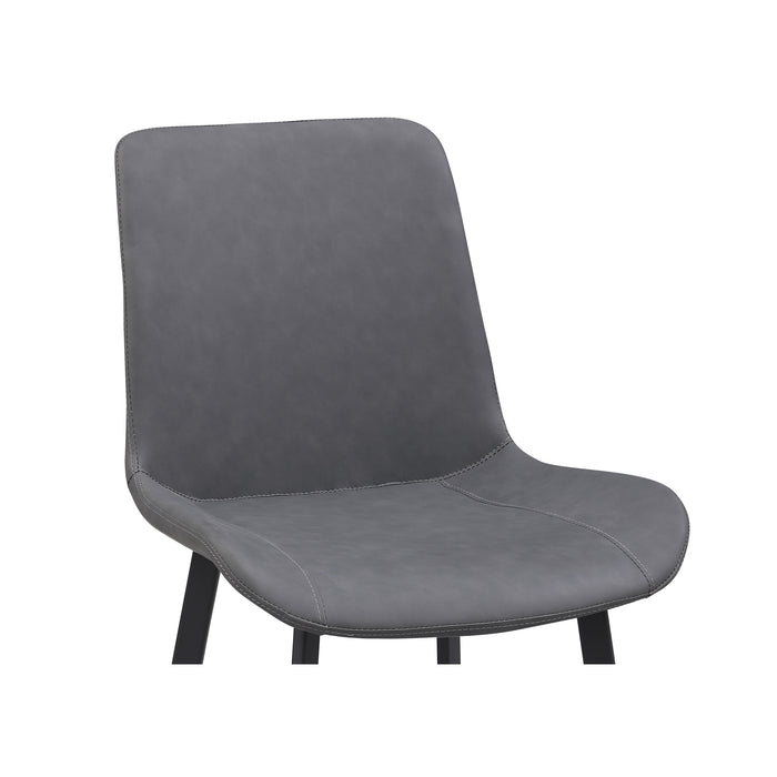 Chintaly KINGSLEY Contemporary Dining Set w/ Sintered Stone Table & Curved Chairs