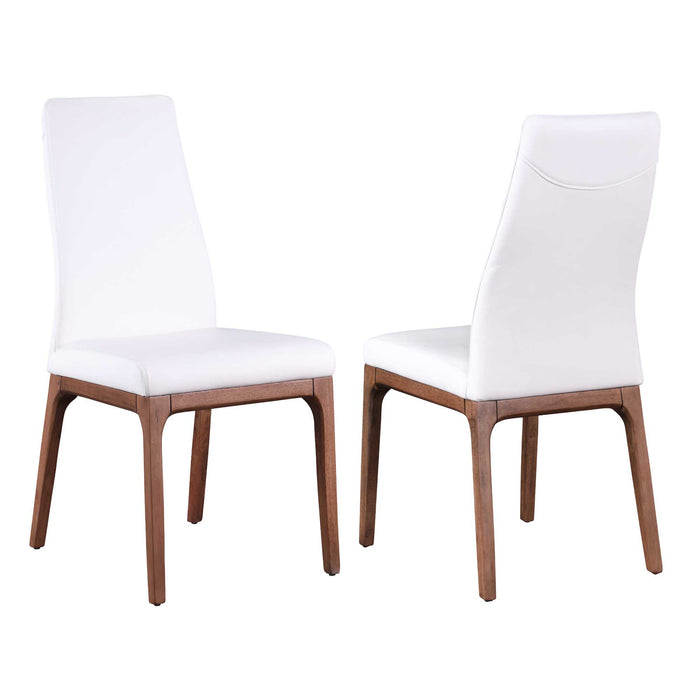 Chintaly EDEN Modern Dining Set w/ All-wood Table & Solid Wood Chairs