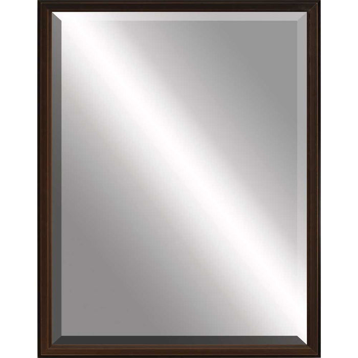 43" Wood Accent Mirror - Bronze
