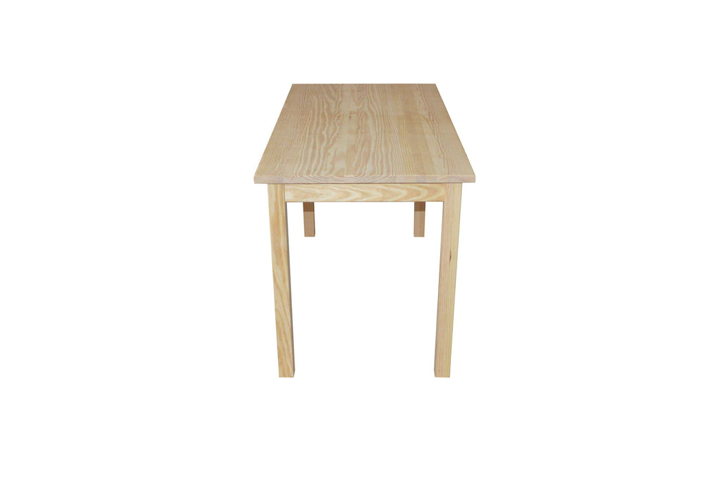 60" Solid Wood Dining Table - Natural
