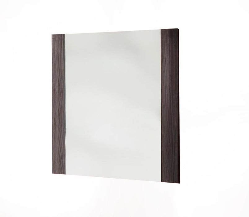 41" Framed Mounted Accent Mirror - Gray