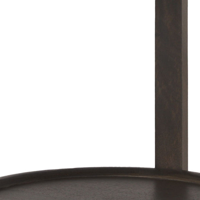 Solid Wood Tray Table (605616) - Dark Brown