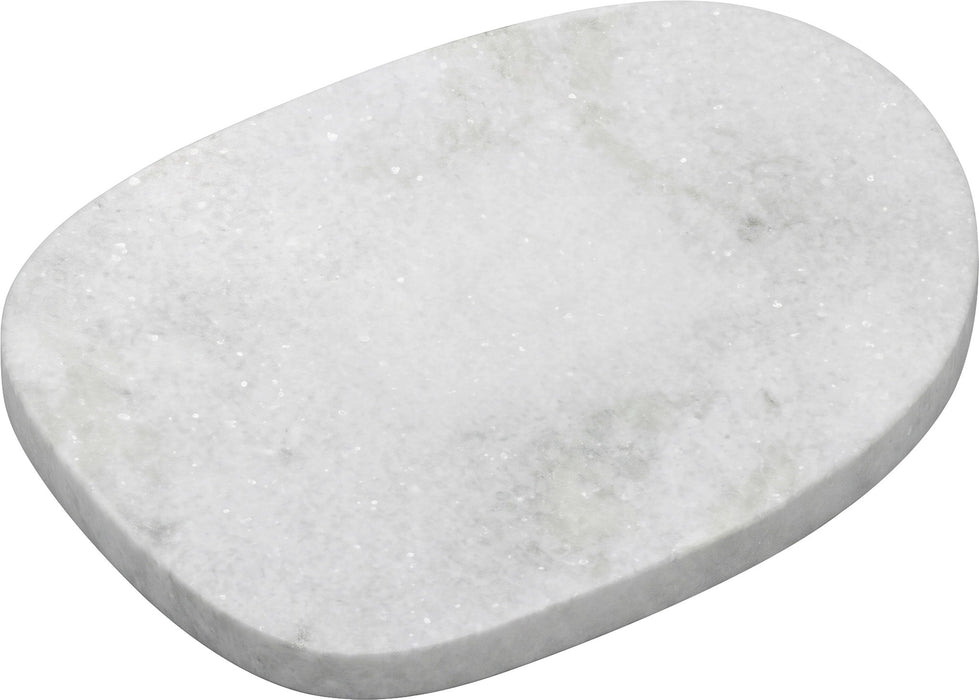 Marble decorative tray by Meridian Furniture featuring a sleek, genuine marble surface and elegant design for home decor.