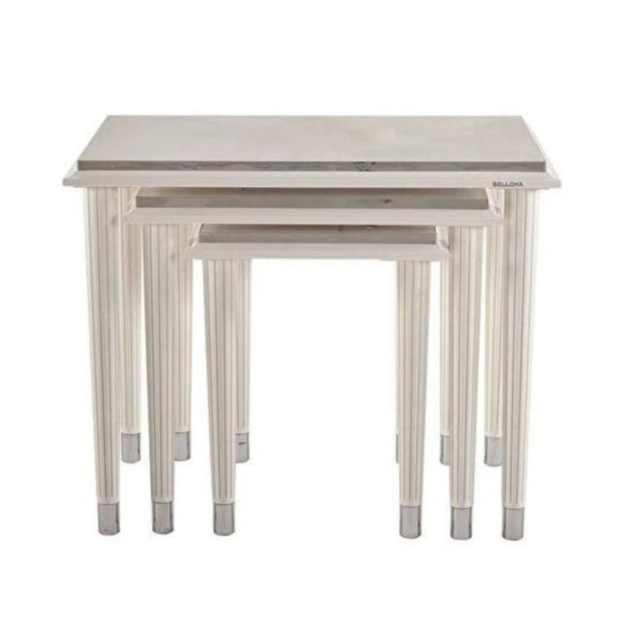 Bellona Gravita Nesting Table /Legs - Ivory