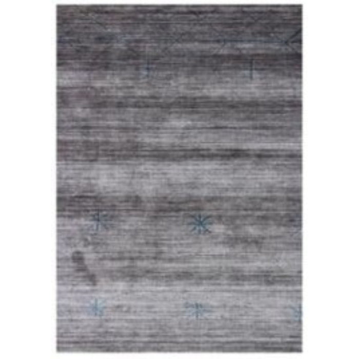 8' x 11' Ombre Hand Loomed Area Rug - Silver And Blue