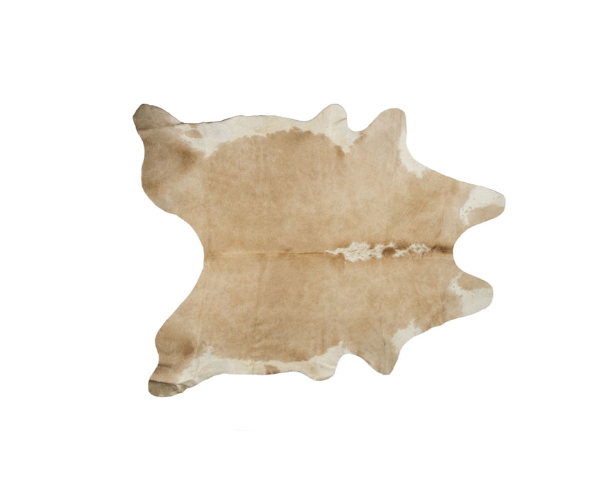 5' x 7' Cowhide Hand Knotted Cowhide Area Rug - Light Brown