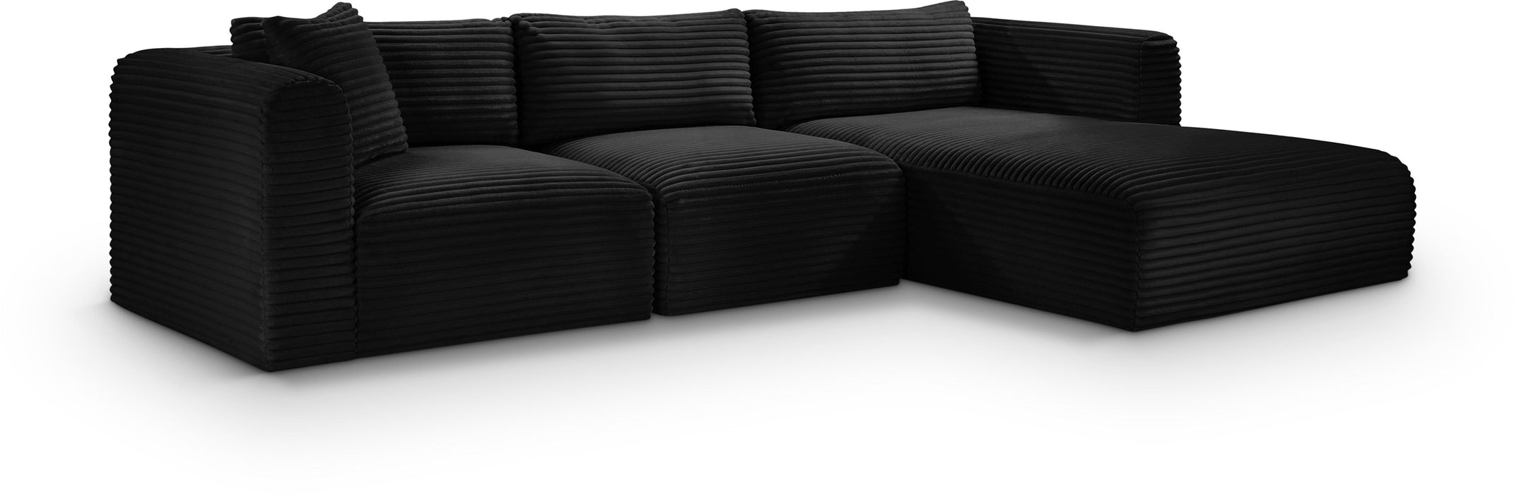 Shaggy - 3 Piece Modular Sectional