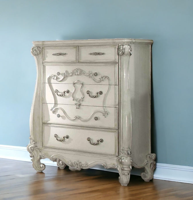 Solid Wood Standard Chest - White
