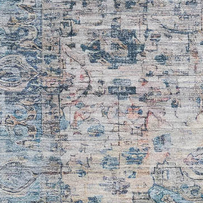 10' X 14' Oriental Washable Area Rug With UV Protection (700271) - Blue / Beige / Teal