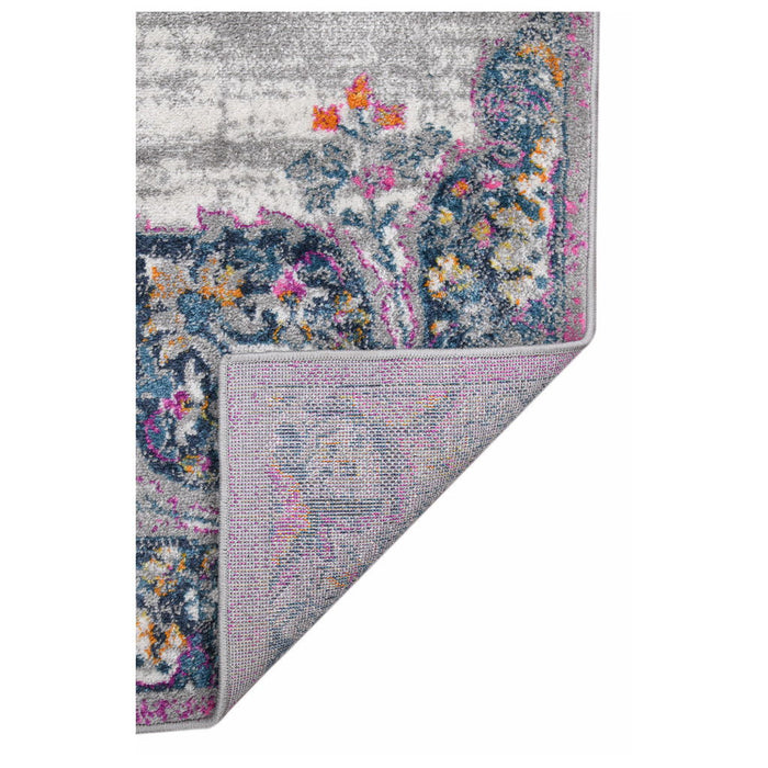 9' x 12' Medallion Power Loom Area Rug - Pink