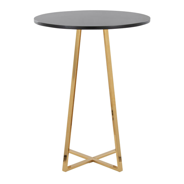 Cosmo - Counter Table - Gold Metal