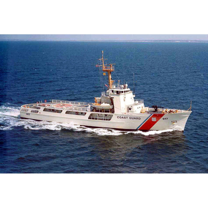 Hand Painted Model Boat (624399) - White