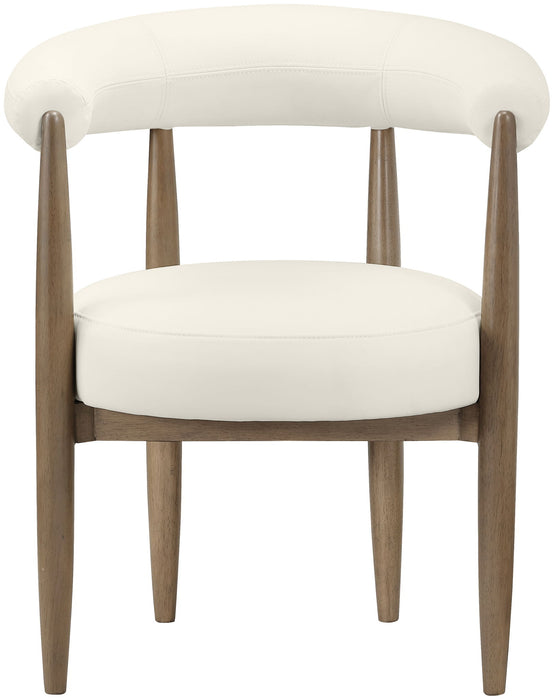 Sable - Vegan Leather Upholstered Dining Chair (Set of 2) - Brown Base