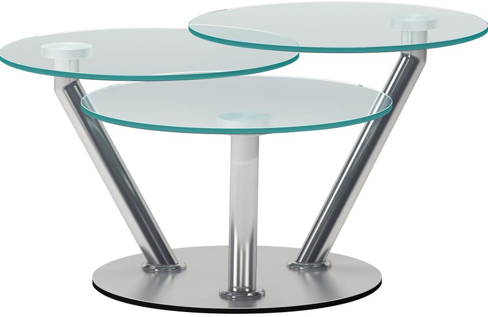 Chintaly 8643-OCC Steel Motion Table Pedestal Chrome