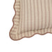 TOV Furniture striped accent cushion with bold black and white stripes, soft fabric, and decorative throw pillow design.