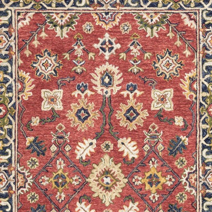 10' x 13' Bohemian Rug - Red And Blue
